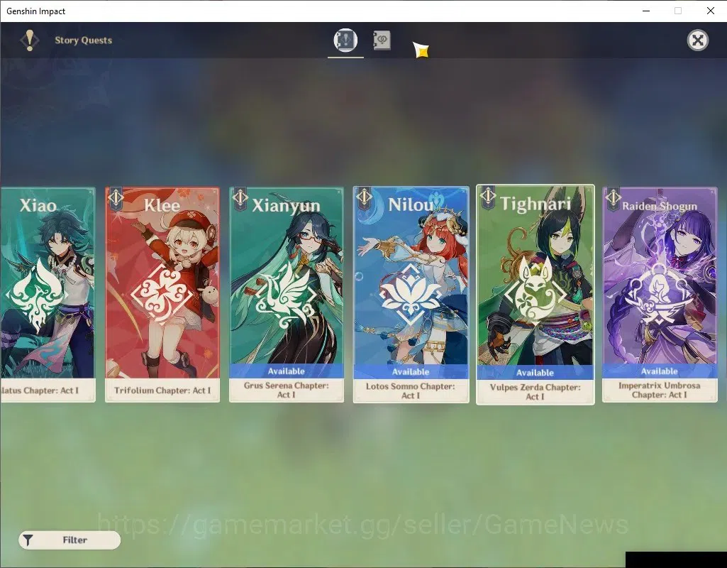 Genshin Impact Accounts ASIA |AR 55 |6 Limited+4(*5Weapon) |[Clorinde]+Sig image 14
