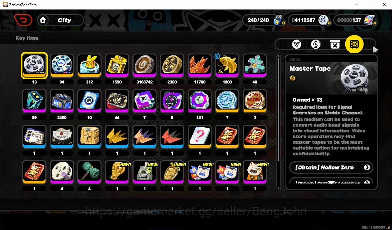 Zenless Zone Zero Accounts Others ASIA | Lvl 57 | Ye shunguan sign, Yixuan sign, Miyabi, Zhao, Lucia, Vivian, Ju fufu 18