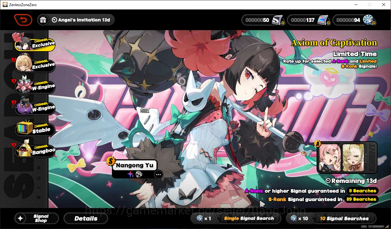 Zenless Zone Zero Accounts Others ASIA | Lvl 57 | Ye shunguan sign, Yixuan sign, Miyabi, Zhao, Lucia, Vivian, Ju fufu 19