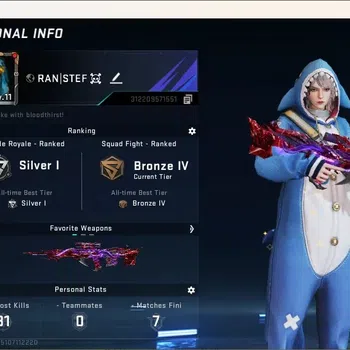 Blood Strike Accounts Rare Skin ASIA | 1 ETERNAL Gun: Kala - Whisper | 1 LEGENDARY Gun | 1 MISSA Limited Voice Pack |Check