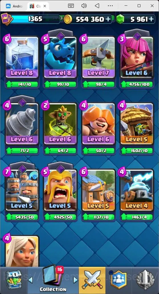 Clash Royale Accounts Mobile |Trophy 10638|3 EVO Cards|2 Hero Cards|5961 image 12