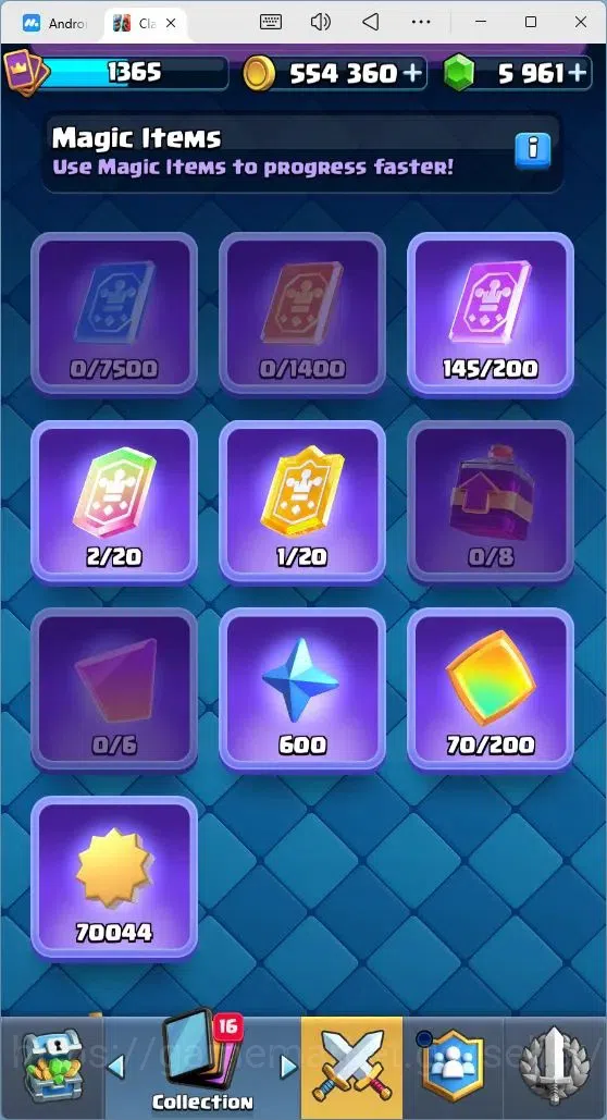 Clash Royale Accounts Mobile |Trophy 10638|3 EVO Cards|2 Hero Cards|5961 image 15