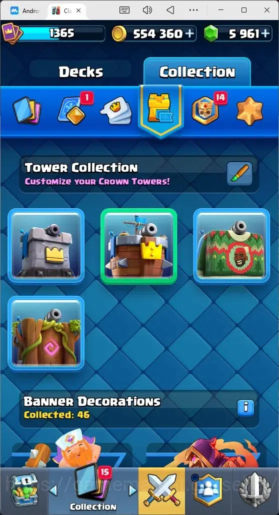 Clash Royale Accounts Mobile |Trophy 10638|3 EVO Cards|2 Hero Cards|5961 image 17