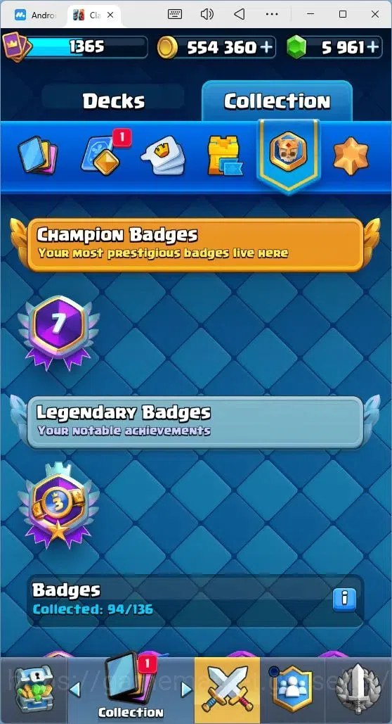 Clash Royale Accounts Mobile |Trophy 10638|3 EVO Cards|2 Hero Cards|5961 image 18