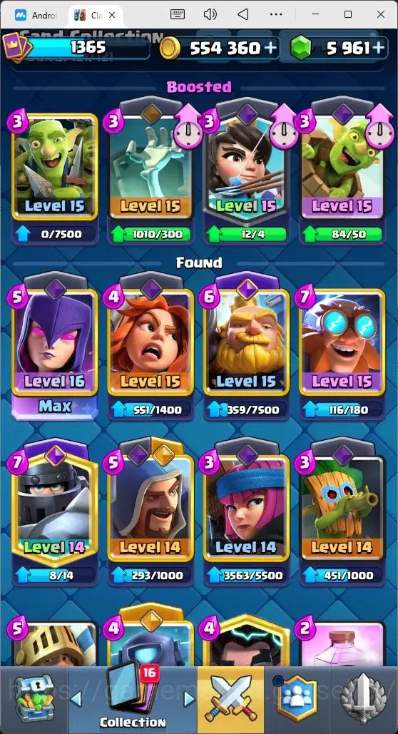 Clash Royale Accounts Mobile |Trophy 10638|3 EVO Cards|2 Hero Cards|5961 image 3