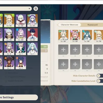 Genshin Impact Accounts Starter ASIA|AR34Fresh Stareter|3 Limited|MC FeMale|Vesna,Vodya,Varesa|MC Female|TakeMail(GI1835Z)