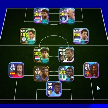 eFootball Accounts Legends & Iconic Players Android|Power 3053|Show Time Erling Haaland,Memphis Depay,Calvin Bassey|Epic