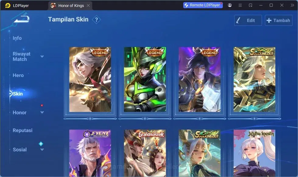 Honor of Kings Accounts GLOBAL|104HR|72SK|Legend Yao+LadySun+LiXin|Sanxing image 4