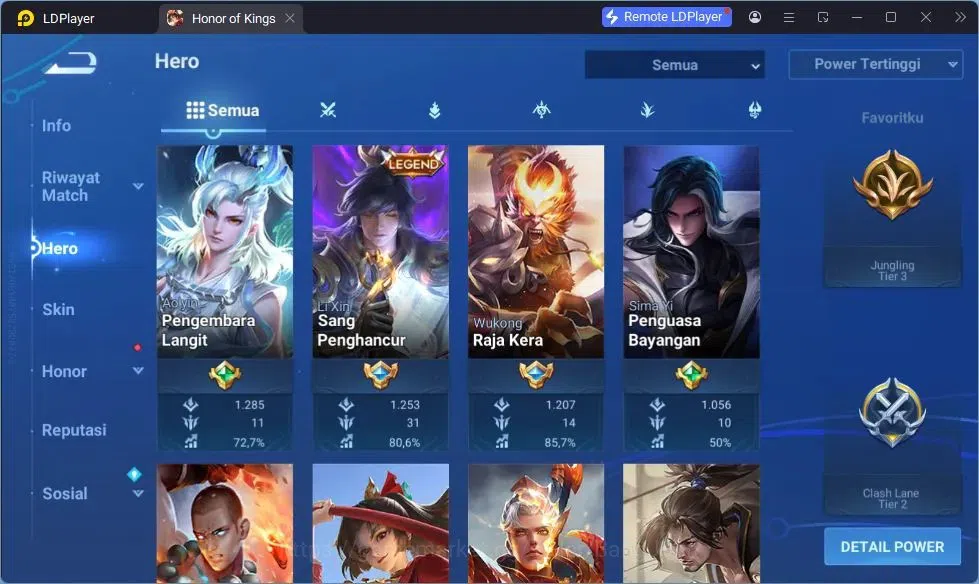 Honor of Kings Accounts GLOBAL|104HR|72SK|Legend Yao+LadySun+LiXin|Sanxing image 9
