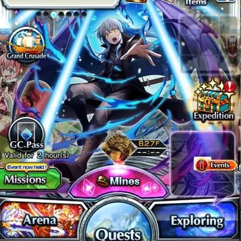 Grand Summoners Accounts End-Game Global | Rimuru 2xTW | Milim TW L120 | Rank 70 | 08 Ascend | Check SS | Detail Check SS