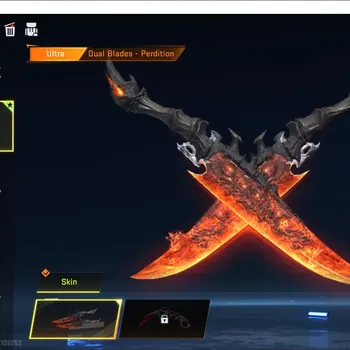 Blood Strike Accounts Starter ASIA Starter|1ULTRA Melee: Dual Blades-Perdition |1 Epic Rename Card|Check
