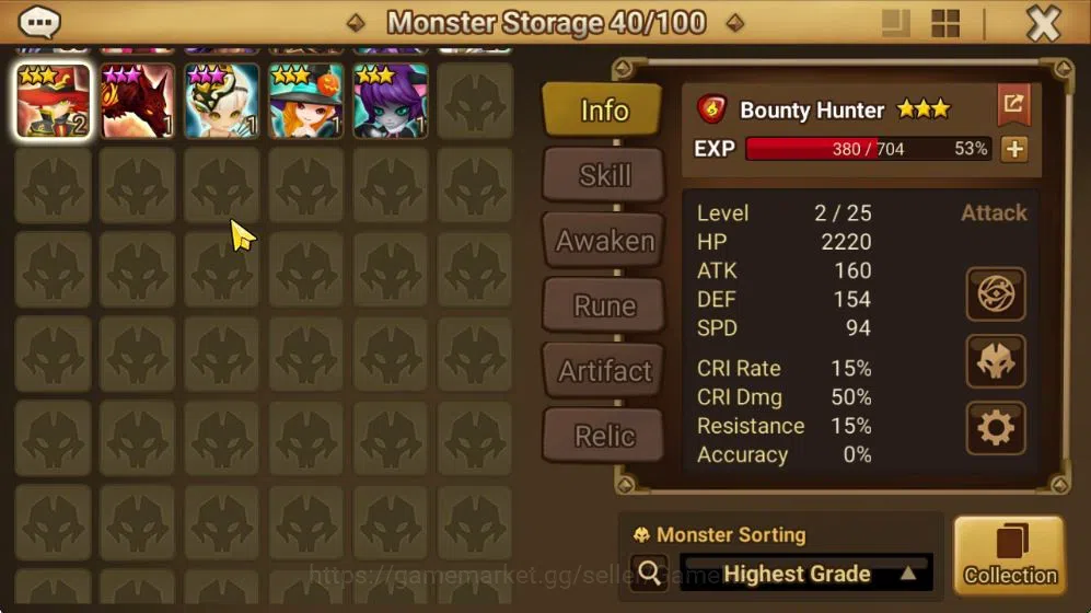 Summoners War: Sky Arena Accounts ASIA Lv 100|2 LD[Eludia,Zenisek]|40 Total NB5[Tian image 14