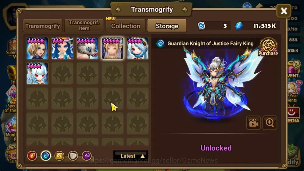 Summoners War: Sky Arena Accounts ASIA Lv 100|2 LD[Eludia,Zenisek]|40 Total NB5[Tian image 15