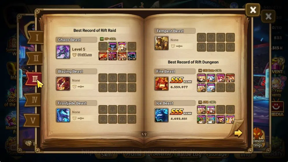 Summoners War: Sky Arena Accounts ASIA Lv 100|2 LD[Eludia,Zenisek]|40 Total NB5[Tian image 5
