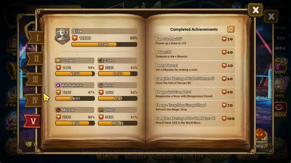 Summoners War: Sky Arena Accounts ASIA Lv 100|2 LD[Eludia,Zenisek]|40 Total NB5[Tian image 7