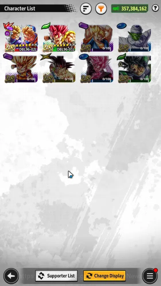 Dragon Ball Legends Accounts 357M TotalPower|LV158|4UL+2LR+10LL|SSGSS Gogeta,Om image 4