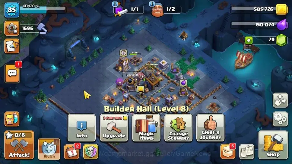 Clash of Clans Accounts 2 Limited Skins | TH 13 - BH 8 | LV 85 | HH 6 | BK image 6