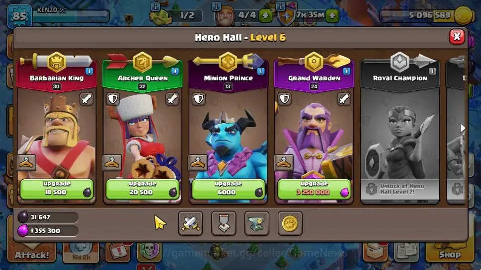 Clash of Clans Accounts 2 Limited Skins | TH 13 - BH 8 | LV 85 | HH 6 | BK image 8
