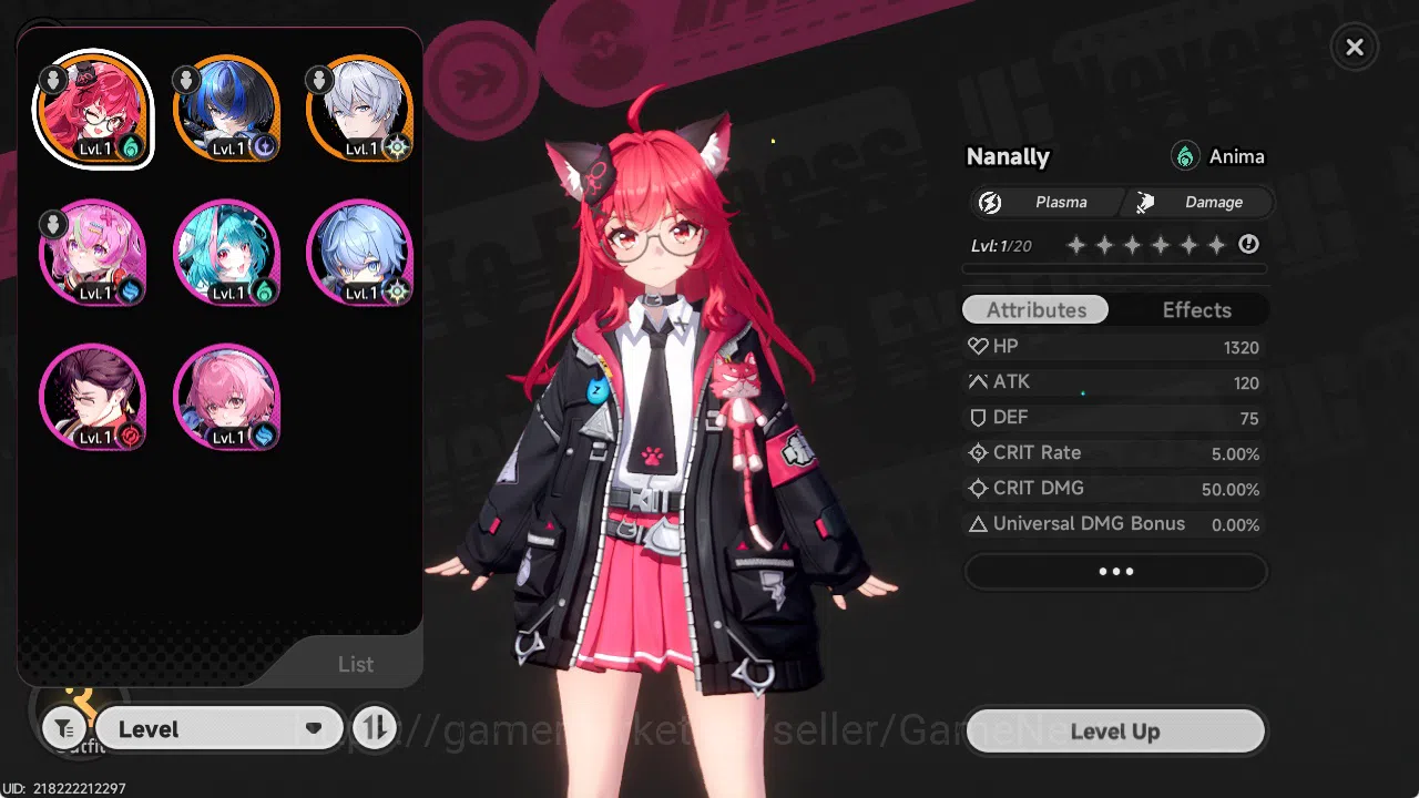 Neverness to Everness Accounts GLOBAL NA|HL 3|2 SSR Limited Nanally, Daffodill Aw image 2