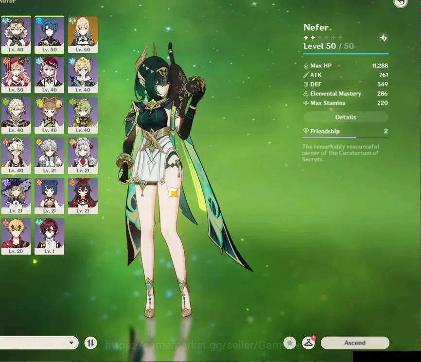 Genshin Impact Accounts ASIA|Starter|AR 25|1 Limited+2(*5Weapon)| Nefer+si image 3