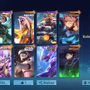 Mobile Legends: Bang Bang Accounts Collector A751|316 Skin|-21ArcFreeSkinLegend|SkinCollab:Julian Megumi,Yin Yuji