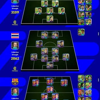 eFootball Accounts High-End Max power 3251 delpiero bigitime x bale epic x 12 manager booster