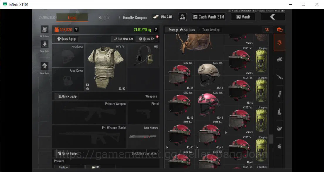 Arena Breakout Accounts Others MOBILE | LVL 30 |SV 59,4 M|CV 31,4 m|weapon skin LR-AR1 Decree,LR AR2 KOI more detail cek SS 4