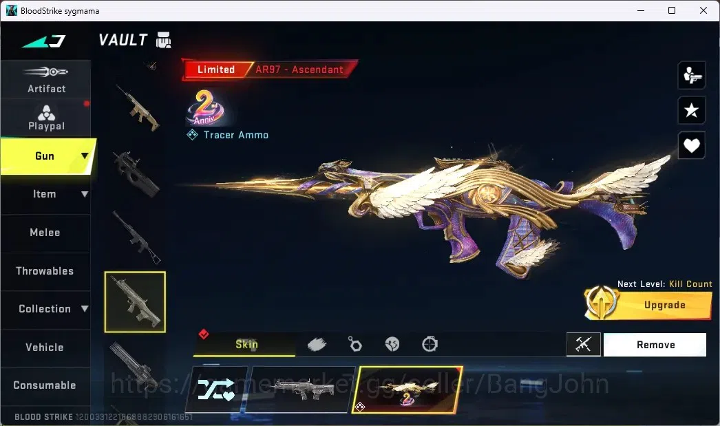 Blood Strike Accounts ASIA | ETERNAL: Desert Eagle | 2 TR GUN | 1 7DS GU image 3