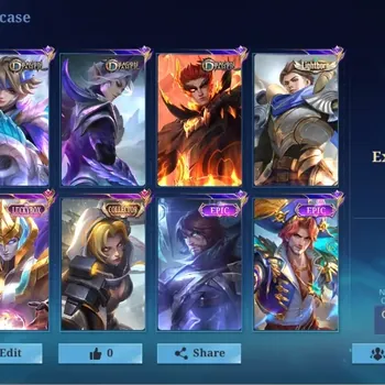 Mobile Legends: Bang Bang Accounts Others Global|166 Skin|Expert|LuckyBox Estes,DragonTamer Kimmy Ling Valir,Lightborn
