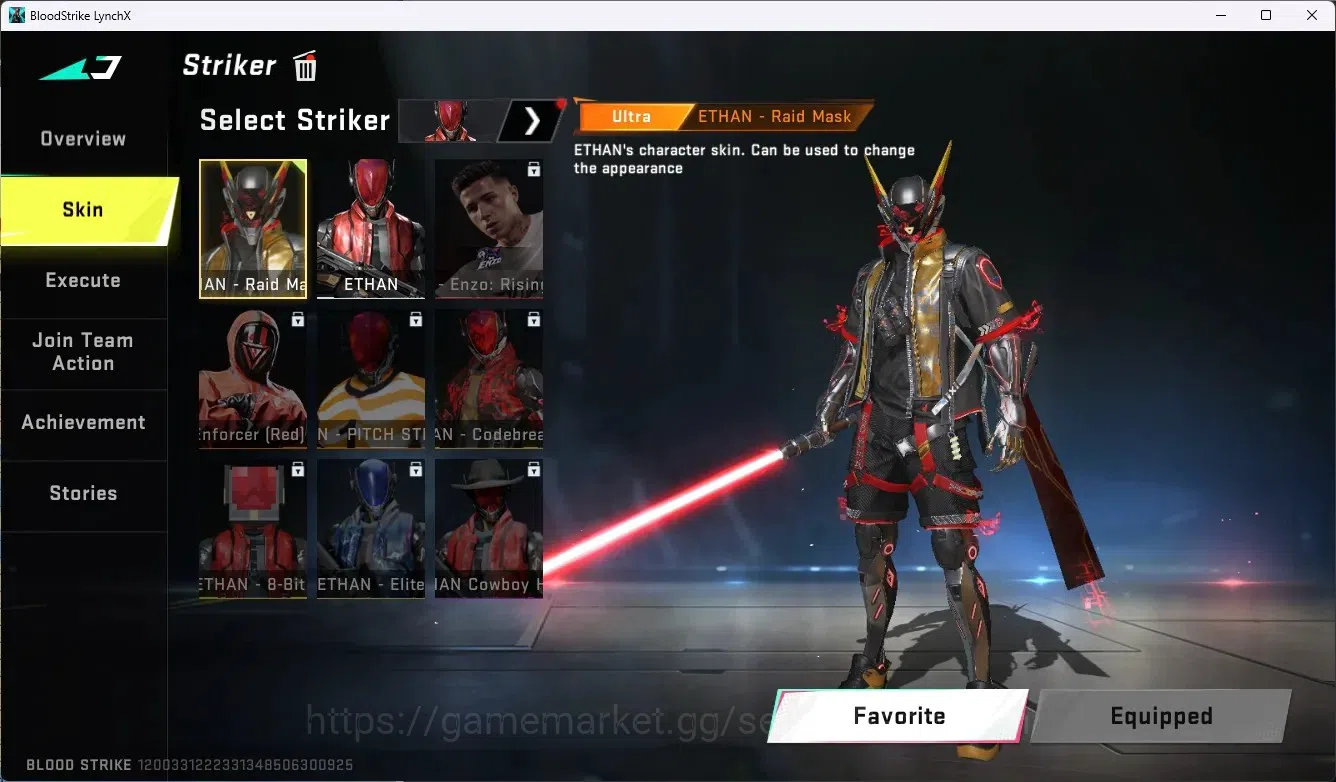 Blood Strike Accounts ASIA |Ultra Melee Lightblade-Dark Force|1 Eternal  image 18