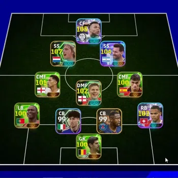 eFootball Accounts Legends & Iconic Players Mobile|PW 3150|Epic Cruyff,Gerrard,Shevchenko,Raul,Krkic Etc|SHW