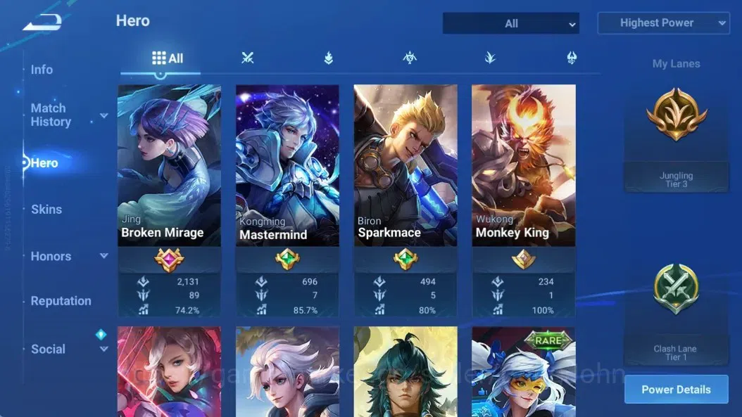 Honor of Kings Accounts Global|52H 40S|AOT [Jing(Mikasa) Mayene(Annie)]|Le image 3