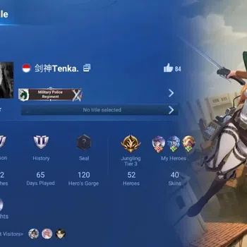 Honor of Kings Rare Skin Global|52H 40S|AOT [Jing(Mikasa) Mayene(Annie)]|Le image 1