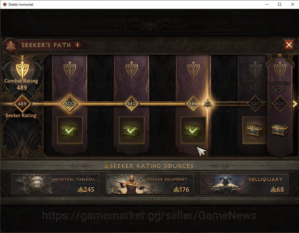 Diablo Immortal Accounts Mid-Tier SEA - Verathiel|Change Server On|Lv60(602)|Demon Hunter|35k CR|Reso 420|Paragon 9