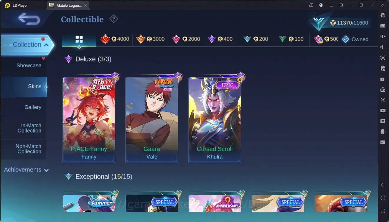 Mobile Legends: Bang Bang Accounts Global|Hero53|Skin 70|Seasoned|9th Fanny|Naruto Va image 11