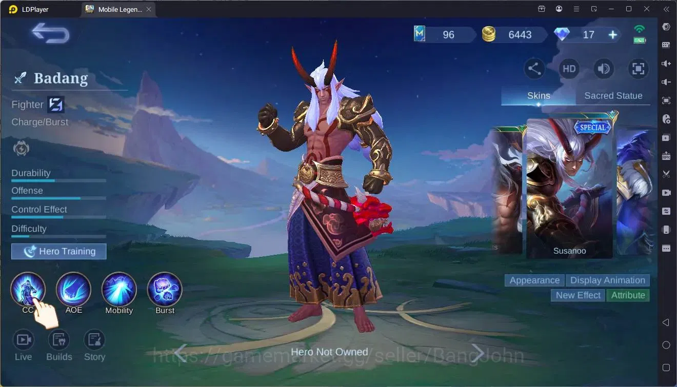 Mobile Legends: Bang Bang Accounts Global|Hero53|Skin 70|Seasoned|9th Fanny|Naruto Va image 4