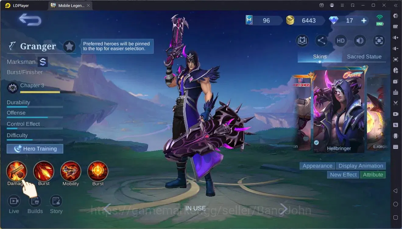 Mobile Legends: Bang Bang Accounts Global|Hero53|Skin 70|Seasoned|9th Fanny|Naruto Va image 5