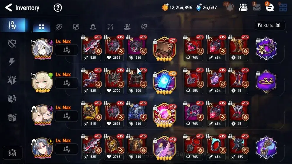 Epic Seven Accounts High-End GLOBAL UnVerif|20 ML(Rhiana&Luc,GRas,HarSeti,LC Belona,Etc)+Ab Fumyr,Setsuka,Etc|AUTO 18