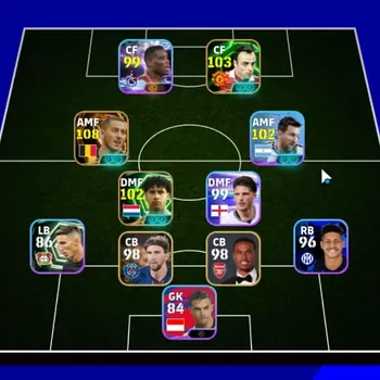 eFootball Accounts Legends & Iconic Players Android|Power 3033|Big Time Eden Hazard|Epic