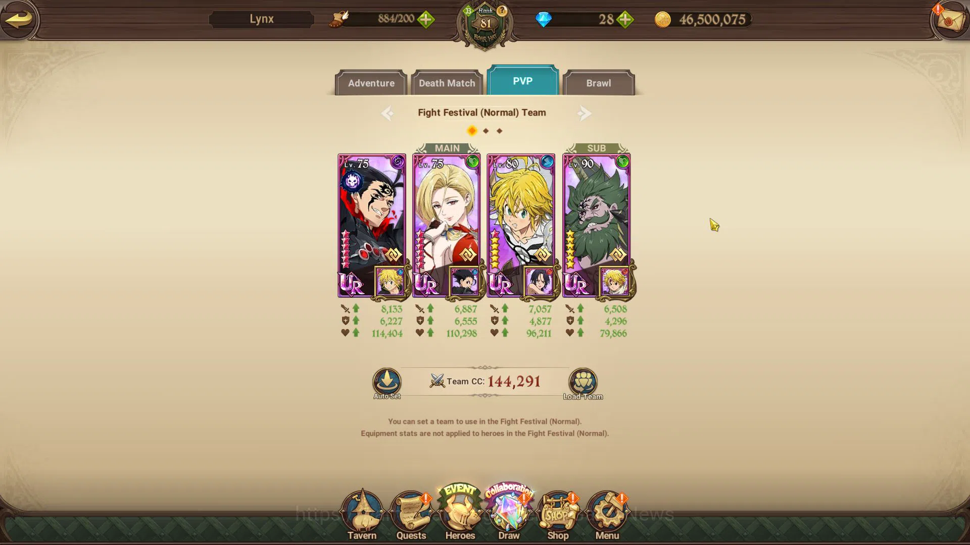 The Seven Deadly Sins: Grand Cross Accounts Midgame Asia|3,5M CC|7 UR+Full Collab Solev|MerEsca,Sabunak,DK 10