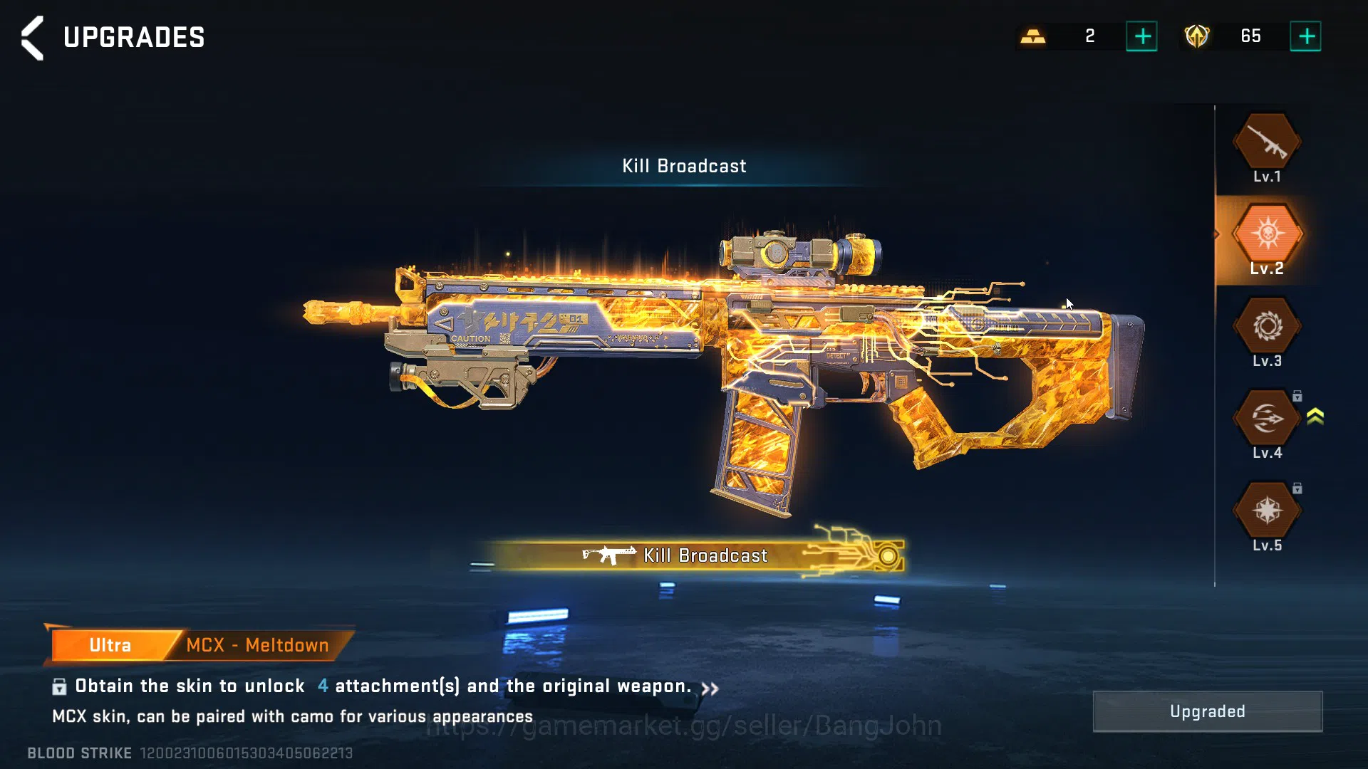 Blood Strike Accounts ASIA |ETERNAL=ZERO|ULTRA=KATYA,ORIGIN-12,MCX|MORE  image 11