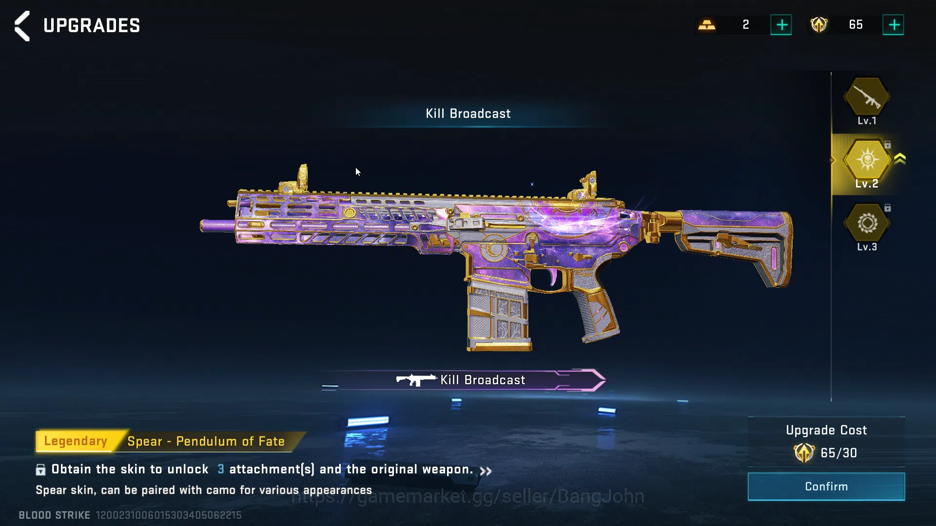 Blood Strike Accounts ASIA |ETERNAL=ZERO|ULTRA=KATYA,ORIGIN-12,MCX|MORE  image 13