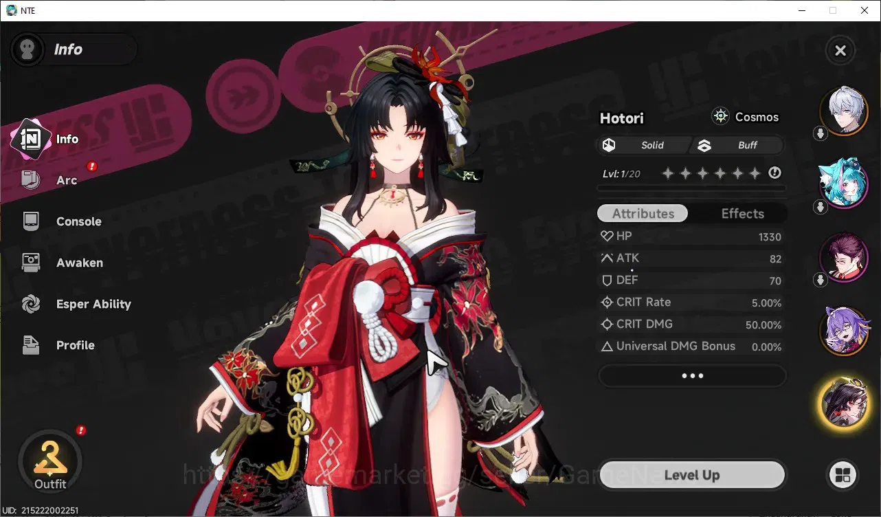 Neverness to Everness Accounts GLOBAL America | HL 3 | 2 S-Class [Hotori,Fadia,]  image 3