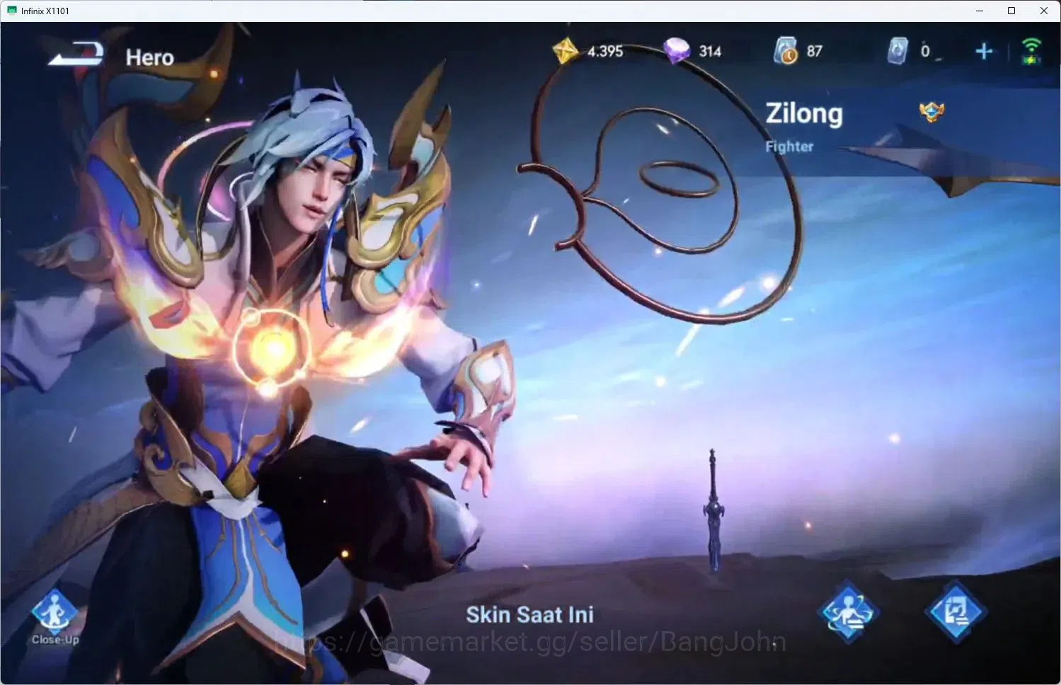Honor of Kings Accounts Global | 40H 22S | 2 LGD (Zilong+Yao), EVENT Aldou image 3
