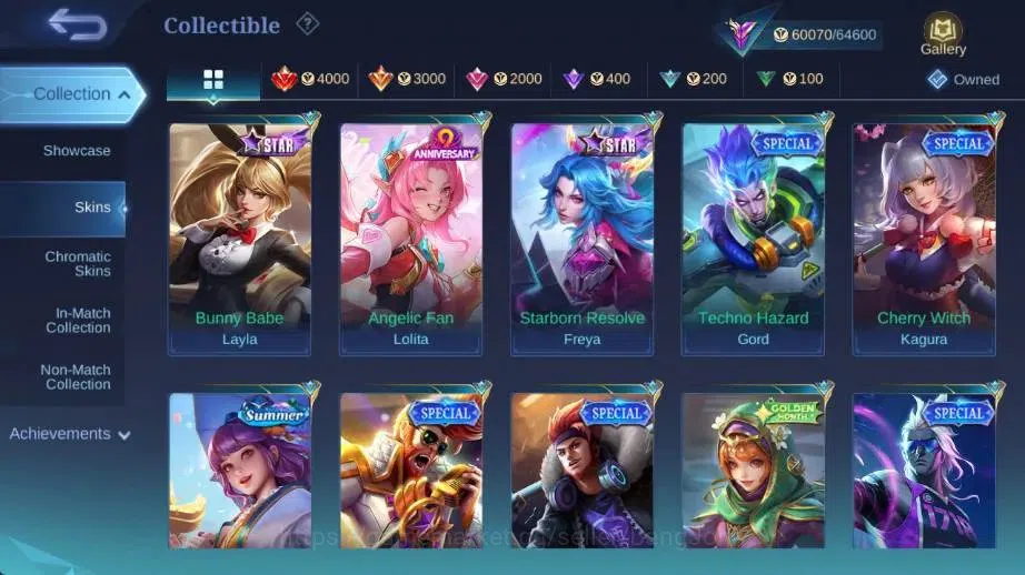 Mobile Legends: Bang Bang Accounts Global Hero 132 Skin 251|PRIME GR|LBox Irithel|ANN image 15