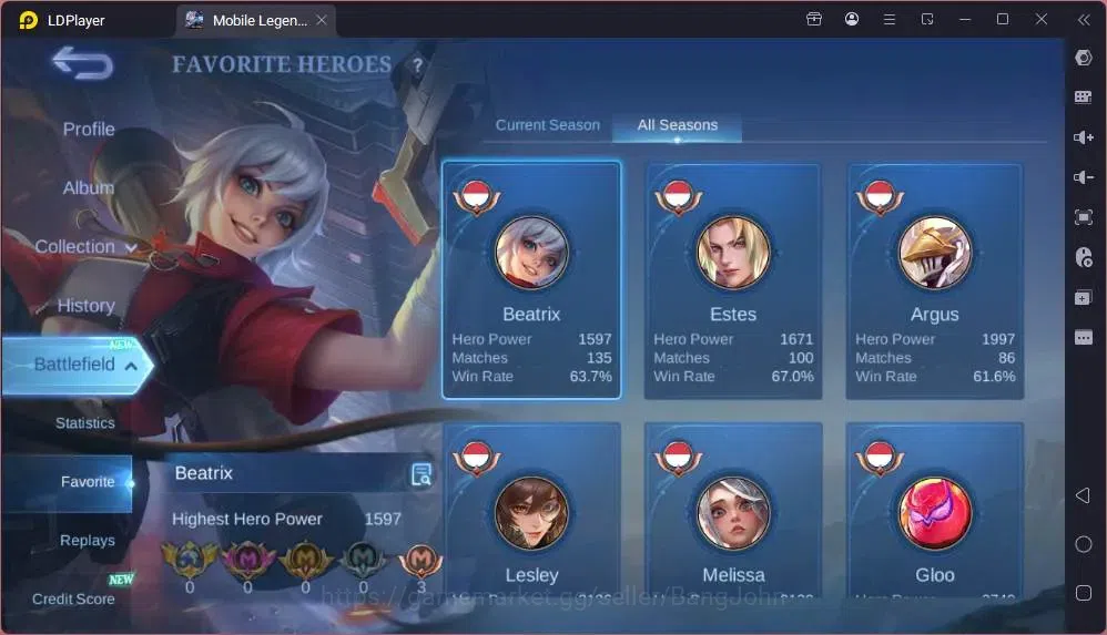 Mobile Legends: Bang Bang Accounts Global |Hero 83|Skin 103|Seasoned|Spongebob Cyclop image 16