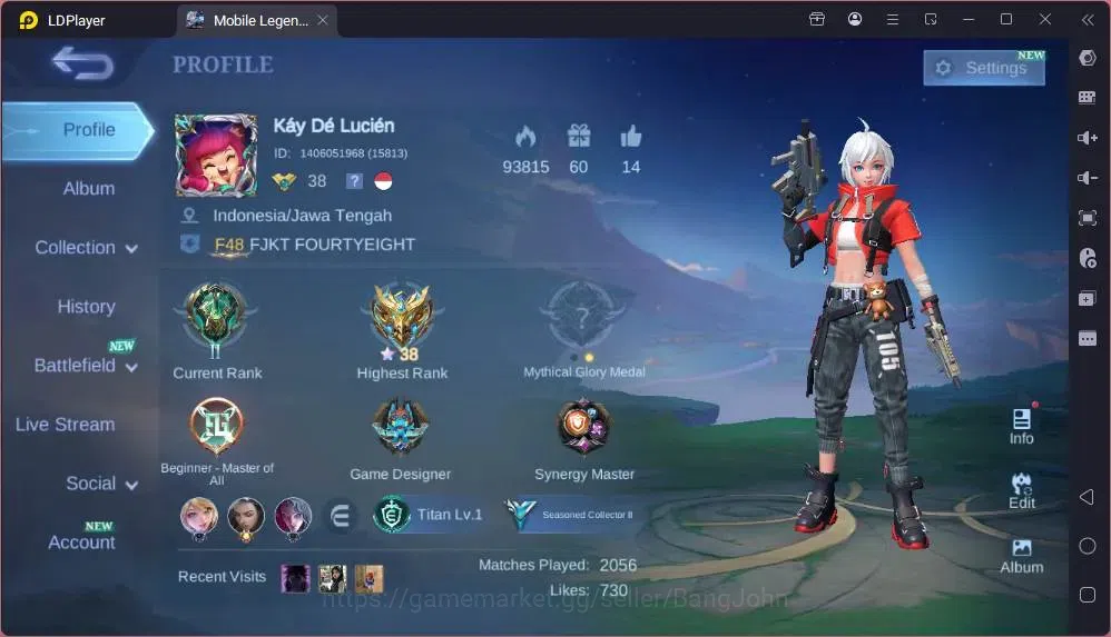 Mobile Legends: Bang Bang Accounts Global |Hero 83|Skin 103|Seasoned|Spongebob Cyclop image 2