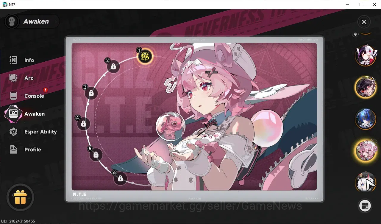 Neverness to Everness Accounts GLOBAL SEA|HL 37|TL 27|8 SSR 3 Limit Chaos,Lacrimo image 10