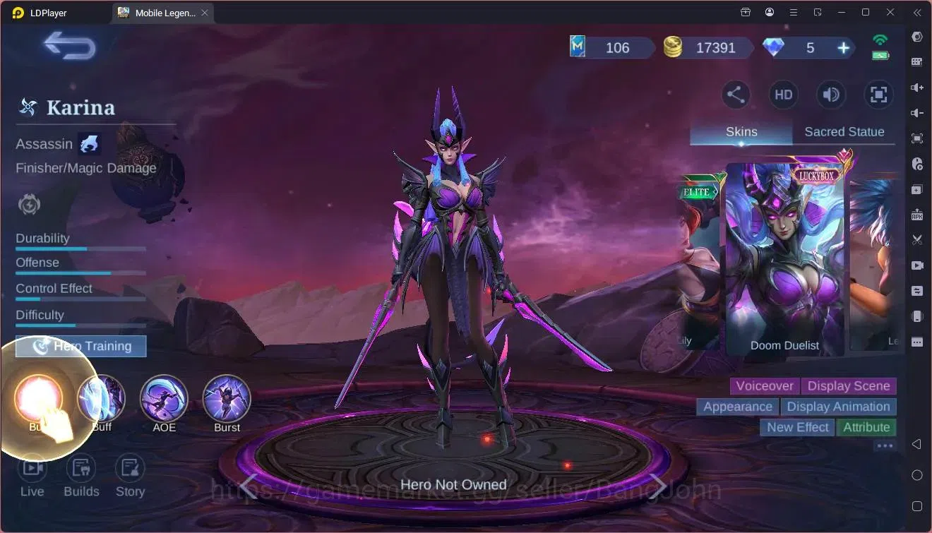 Mobile Legends: Bang Bang Accounts Global|Hero 79|Skin 149|Renowned|MetroZero Ixia|KO image 3
