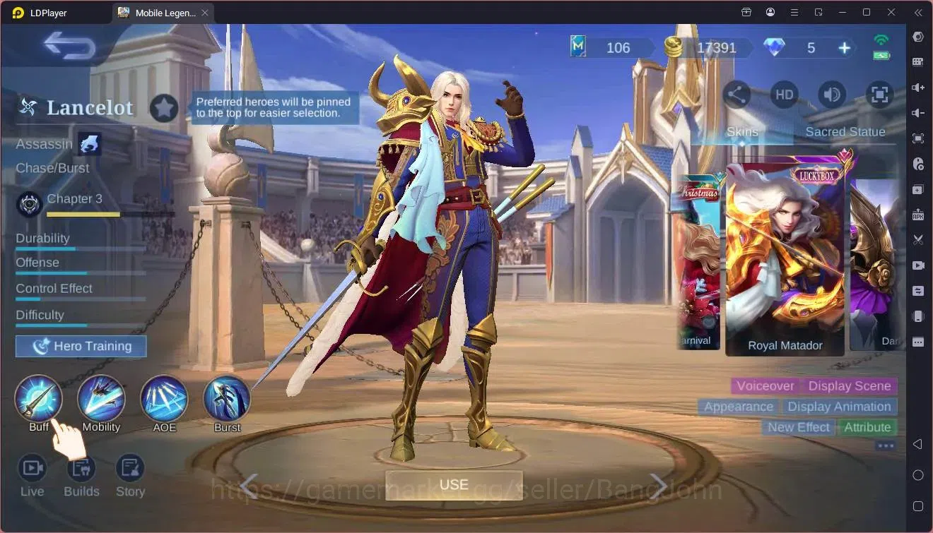 Mobile Legends: Bang Bang Accounts Global|Hero 79|Skin 149|Renowned|MetroZero Ixia|KO image 5